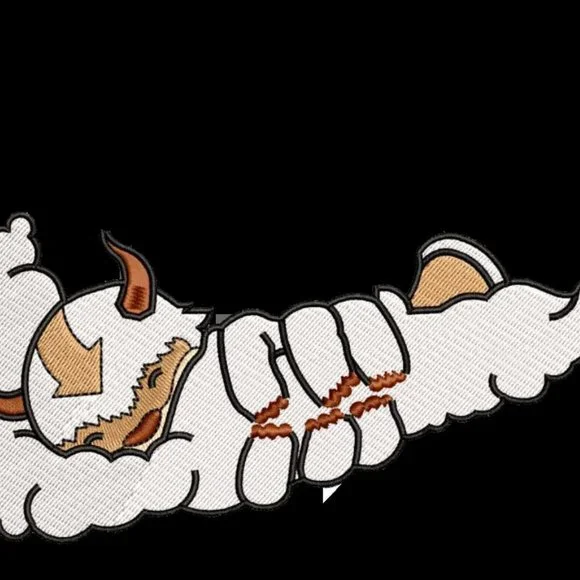 New- White&black Embroidered anime box T-shirt - Picture 3 of 3